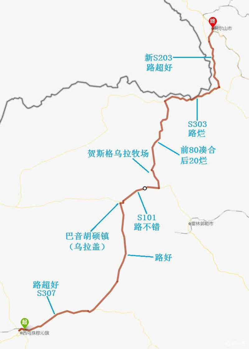 草原穿越路线